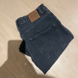 Toteme black straight jeans